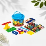 خمیر بازی 10 رنگ آریا مدل سطلی - تصویر 4