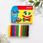 خمیر بازی ۷ رنگ آریا مدل مقوایی - تصویر 4